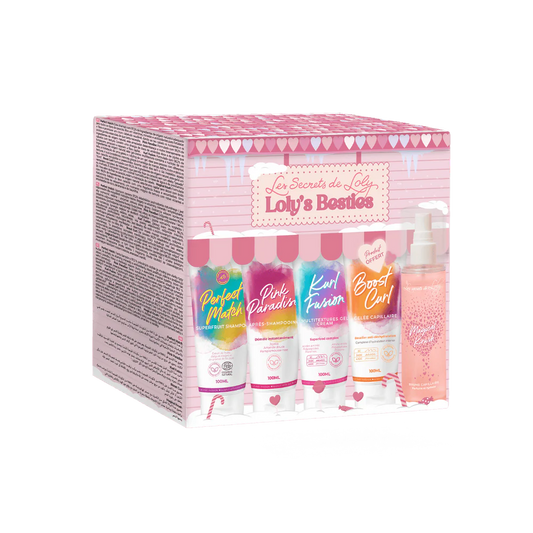 COFFRET LOLY'S BESTIES - ROUTINE COMPLÈTE CHEVEUX TEXTURÉS - 5x100ML