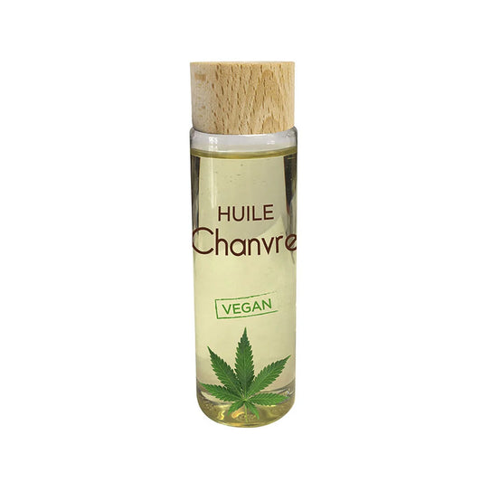 HUILE DE CHANVRE - 100% NATURELLE 100% VEGAN 100% FABRIQUÉ EN FRANCE - 100ML