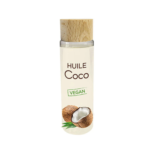 HUILE DE COCO NON PARFUMÉE - 100% NATURELLE 100% VEGAN 100% FABRIQUÉ EN FRANCE - 100ML