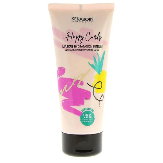 MASQUE HYDRATATION INTENSE - CHEVEUX BOUCLÉS CHEVEUX FRISÉS CHEVEUX CRÉPUS - HAPPY CURLS - 200ML
