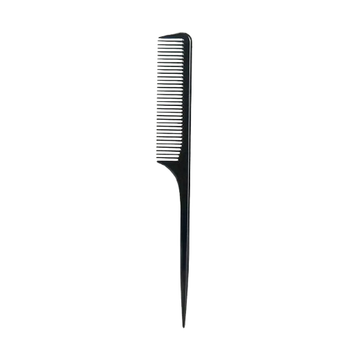 PEIGNE À QUEUE NOIR DE COIFFURE - POUX SHOP