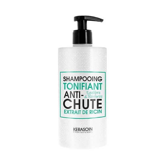 SHAMPOOING TONIFIANT ANTI-CHUTE EXTRAIT DE RICIN - ÉQUILIBRE ET RENFORCE - 500ML