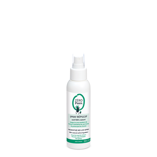 SPRAY RÉPULSIF ACTIF 100% NATUREL - ZÉRO POUX PATRICE MULATO - 100ML