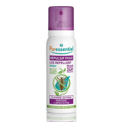 SPRAY RÉPULSIF ANTI-POUX - LABORATOIRE PURESSENTIEL - 75ML