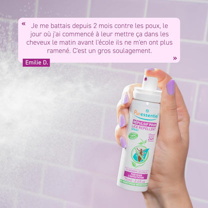 SPRAY RÉPULSIF ANTI-POUX - LABORATOIRE PURESSENTIEL - 75ML