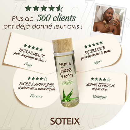 HUILE D’ALOE VERA - SOTEIX - 100ML