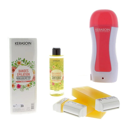 KIT ÉPILATION À LA CIRE ROLL-ON - KERASOIN PROFESSIONNEL