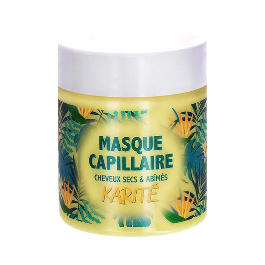 Masque capillaire au karité 250 ml utilisé pour le traitement anti-poux, facilite le décollage des lentes.