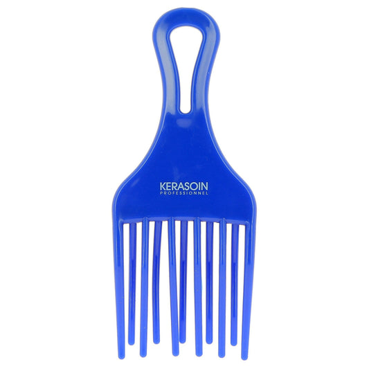 PEIGNE AFRO VAGUE BLEU - KERASOIN PROFESSIONNEL - 11 DENTS
