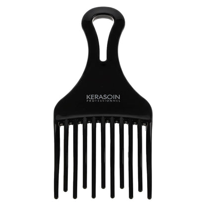 PEIGNE AFRO VAGUE NOIR - KERASOIN PROFESSIONNEL - 13 DENTS