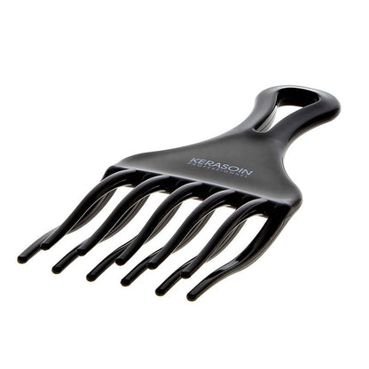PEIGNE AFRO VAGUE NOIR - KERASOIN PROFESSIONNEL - 13 DENTS