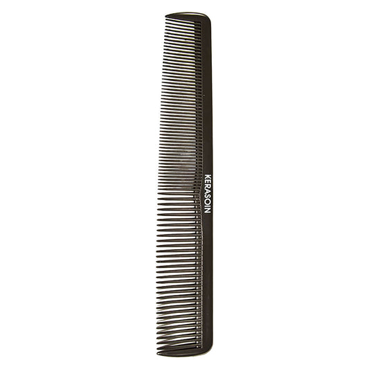 PEIGNE DROIT ANTISTATIQUE NOIR - KERASOIN PROFESSIONNEL - 16,3CM