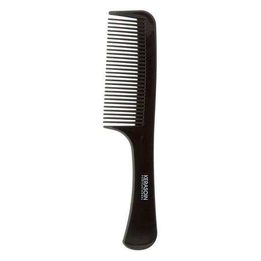 PEIGNE MANCHE DÉMÊLOIR ANTISTATIQUE NOIR - KERASOIN PROFESSIONNEL - 22,5CM