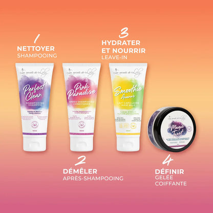 KIT D’EMBARQUEMENT CHEVEUX CRÉPUS - LES SECRETS DE LOLY - 4X100ML
