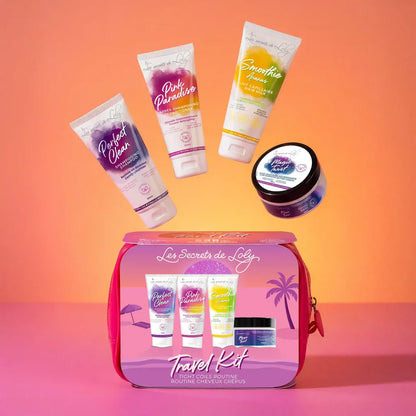 KIT D’EMBARQUEMENT CHEVEUX CRÉPUS - LES SECRETS DE LOLY - 4X100ML