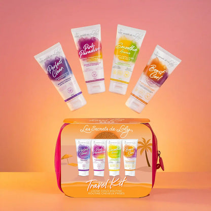 KIT D’EMBARQUEMENT CHEVEUX FRISÉS - LES SECRETS DE LOLY - 4X100ML
