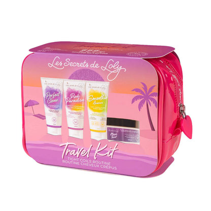 KIT D’EMBARQUEMENT CHEVEUX CRÉPUS - LES SECRETS DE LOLY - 4X100ML