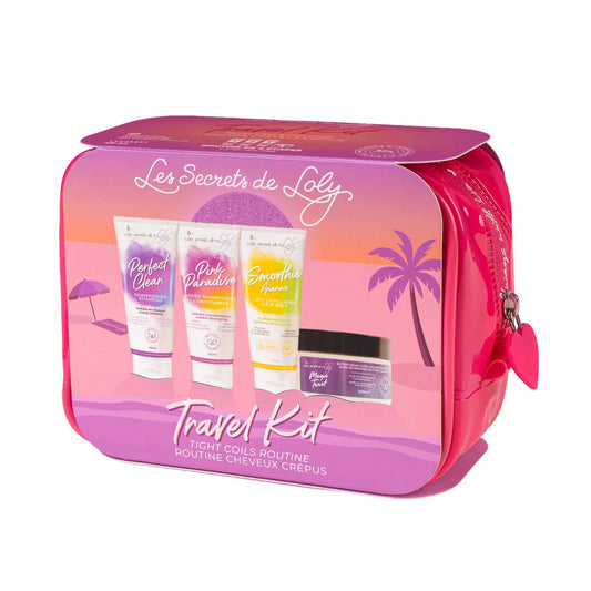 KIT D’EMBARQUEMENT CHEVEUX CRÉPUS - LES SECRETS DE LOLY - 4X100ML