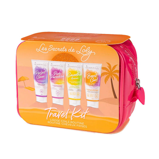 KIT D’EMBARQUEMENT CHEVEUX FRISÉS - LES SECRETS DE LOLY - 4X100ML