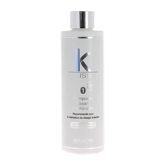 SHAMPOOING SANS SULFATE LISSANT À LA KÉRATINE - RECOMMANDÉ POUR L'ENTRETIEN DU LISSAGE BRÉSILIEN - K-LISS - 200ML