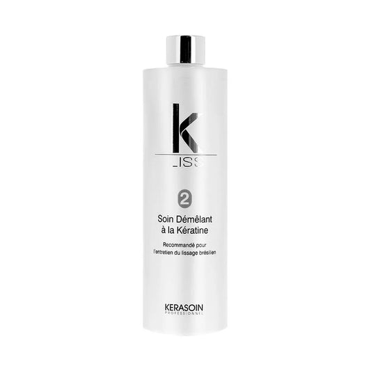 SOIN DÉMÊLANT À LA KÉRATINE - RECOMMANDÉ POUR L'ENTRETIEN DU LISSAGE BRÉSILIEN - K-LISS - 400ML